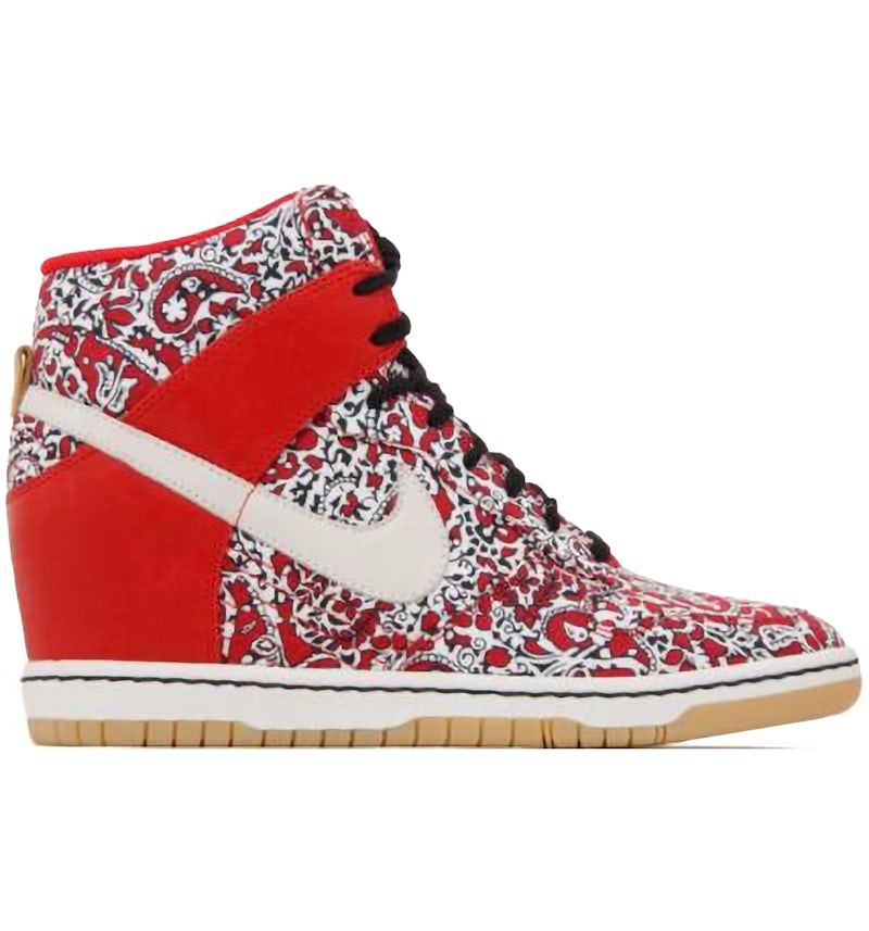 Nike Dunk Sky Hi Liberty of London Sport Red (Women's) 529040