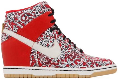 Nike Dunk Sky Hi Liberty of London Sport Red (Women's) 529040