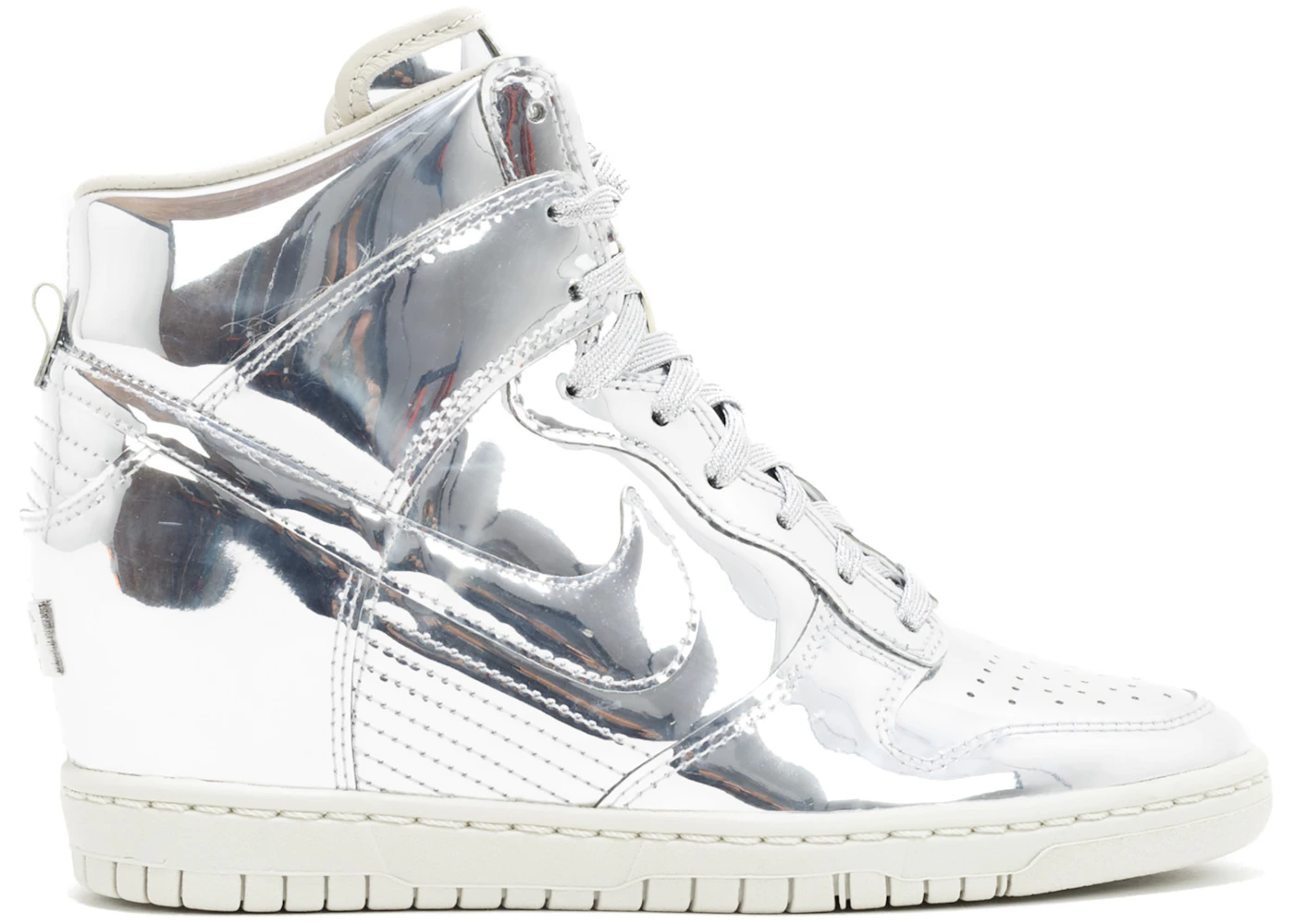 Nike Dunk Sky Hi Liquid Silver (Women's) - 639233-009 - US