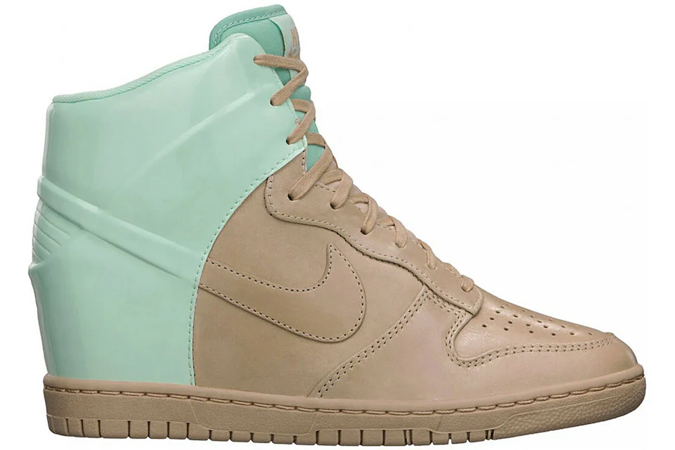 Nike Dunk Sky Hi VT Vachetta Tan Arctic Green Women s