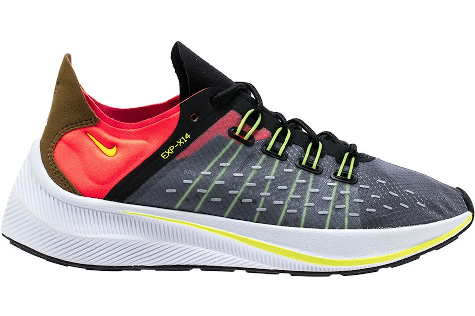 Nike EXP X14 Black Volt Total Crimson Men s AO1554 001 GB