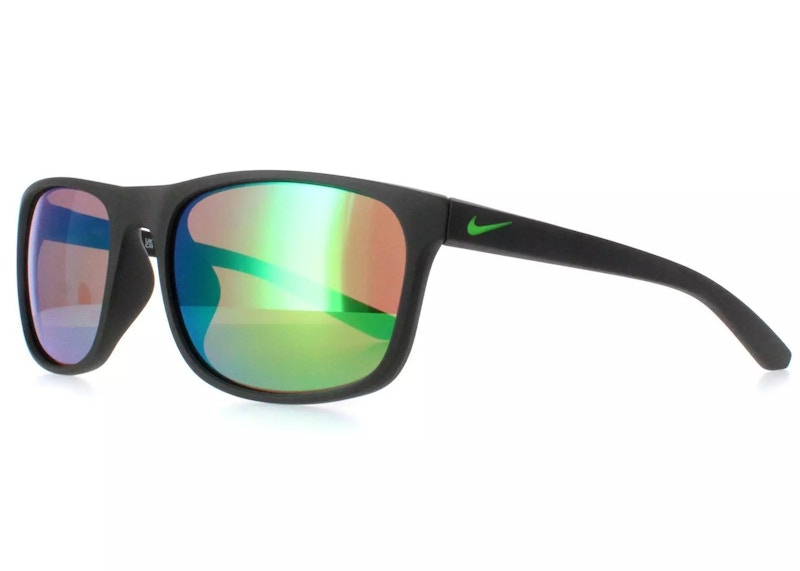 Pre-owned Nike Endure Sunglasses5919) In Matte Seguoia Grey/green Gradient (cw4650/355 In Multi