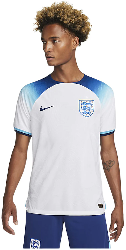 Nike England 2022/23 Match Home Jersey White/Blue Fury/Blue Void Men's - US