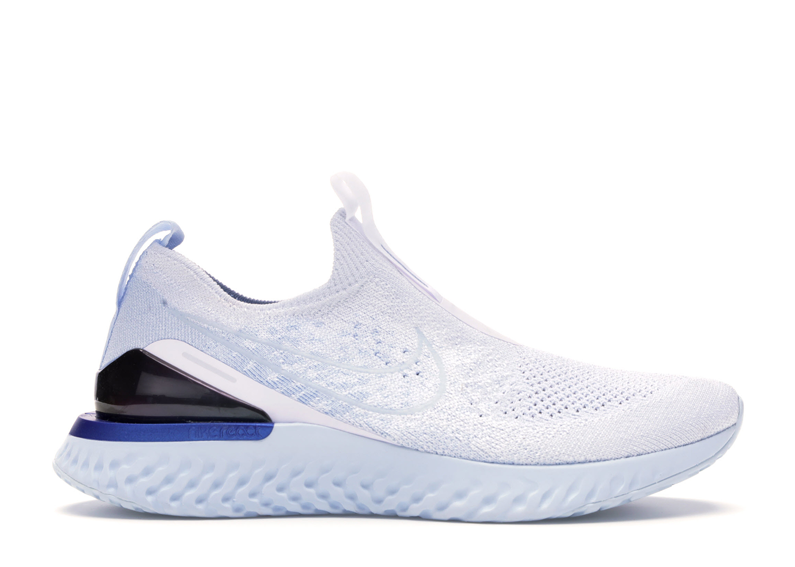 Nike Epic Phantom React Flyknit White Hydrogen Blue (Women's
