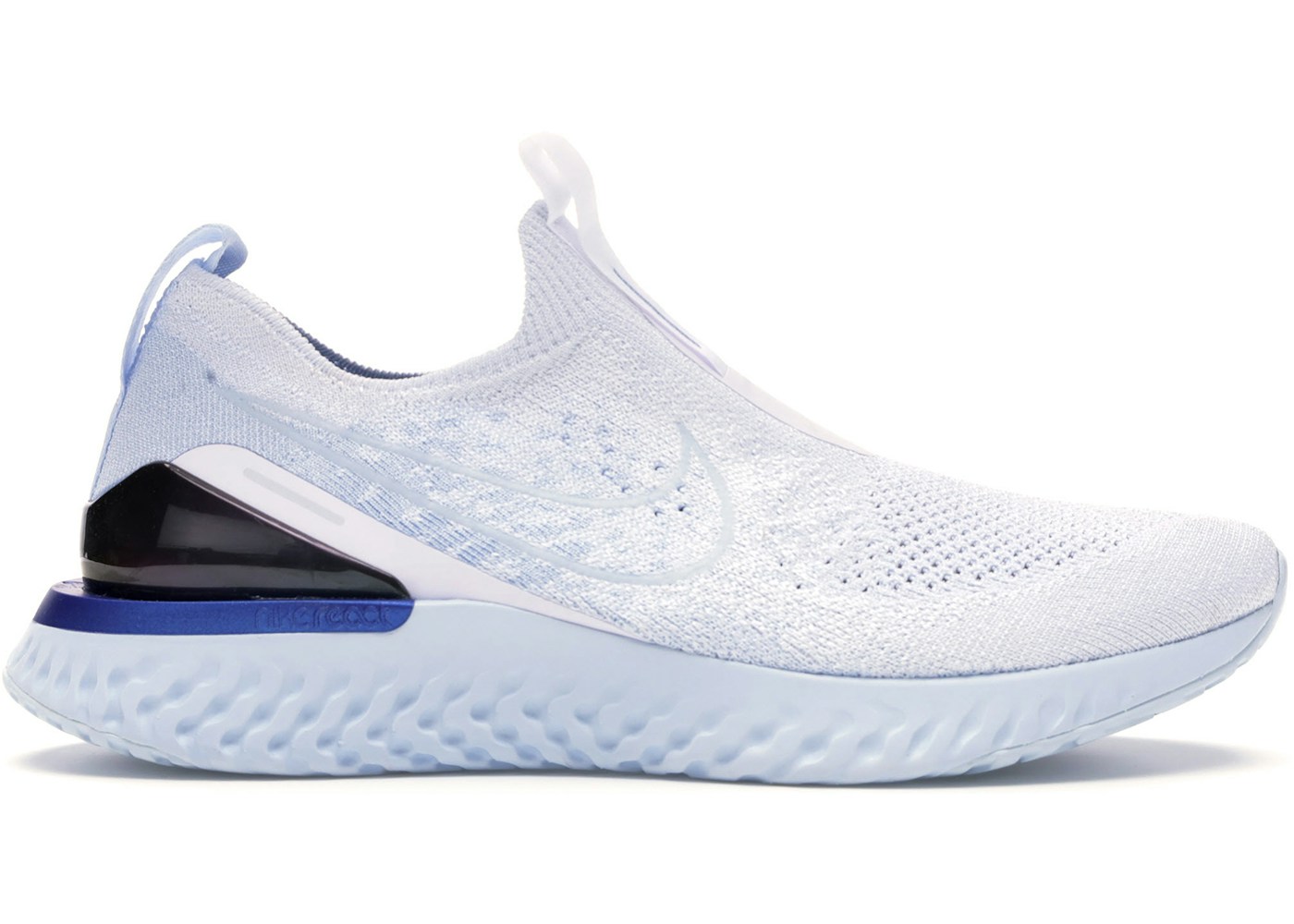 Nike Epic Phantom React Flyknit White Hydrogen Blue (W) - BV0415-101