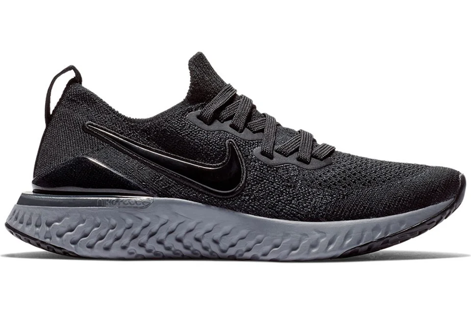 Nike Epic React Flyknit 2 Black Anthracite GS Kids AQ3243 002