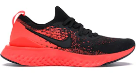 Nike Epic React Flyknit 2 Black Bright Crimson Infrared