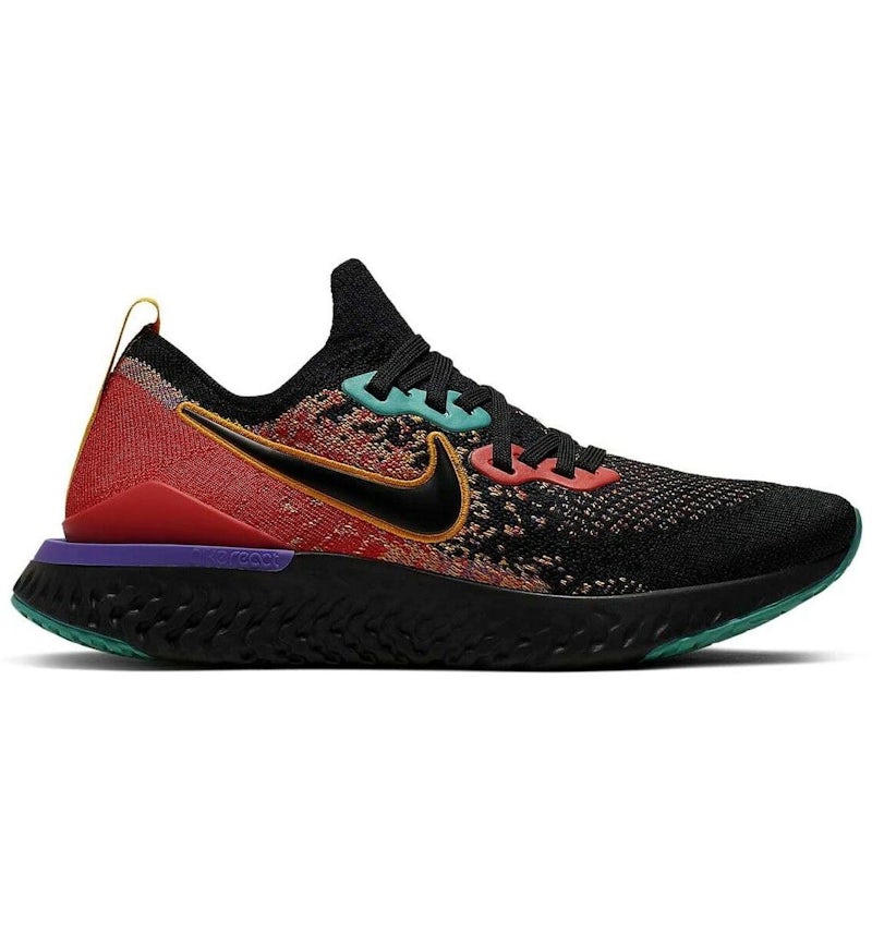 Nike Epic React Flyknit Black Ember Glow (Women's) CK0818-001 US