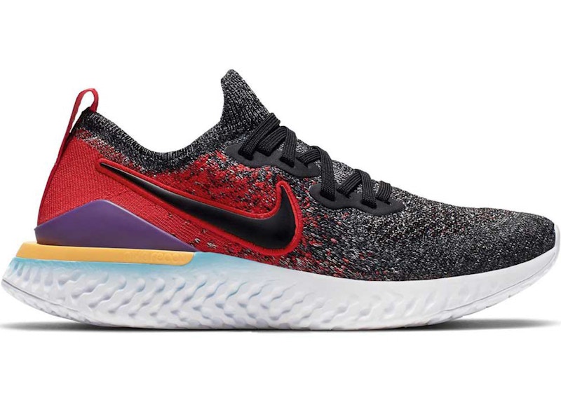 Epic react flyknit outlet 2 red black