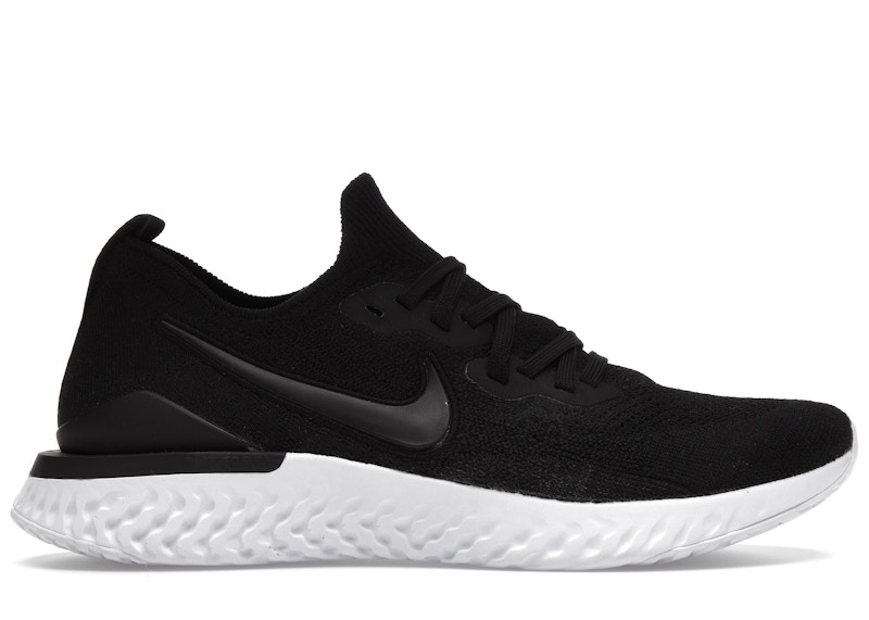 nike epic react black white