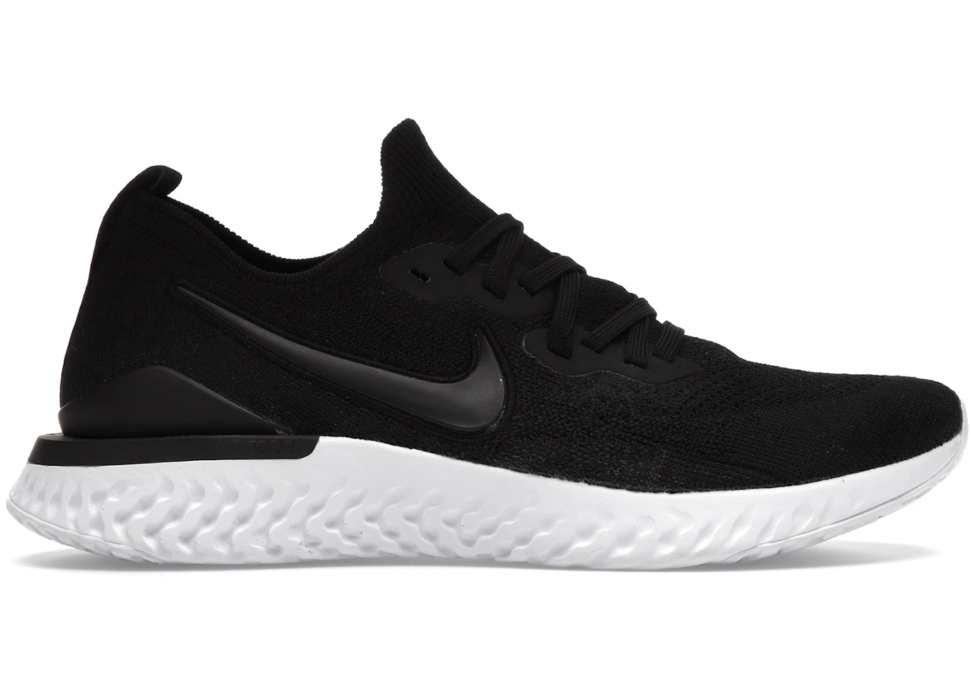 Nike Epic React Flyknit 2 Black White Men's - BQ8928-002 - US
