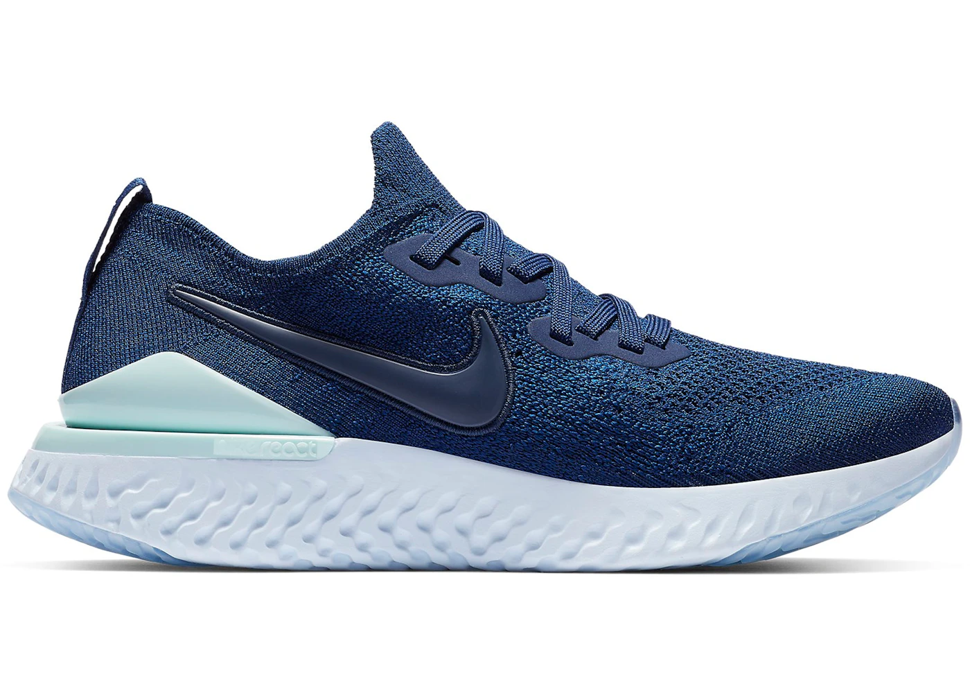 Epic react flyknit 2 top women's shoes teal tint