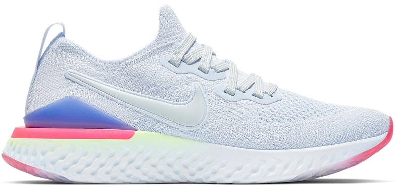 nike epic react flyknit 2 hydrogen blue sapphire hyper pink