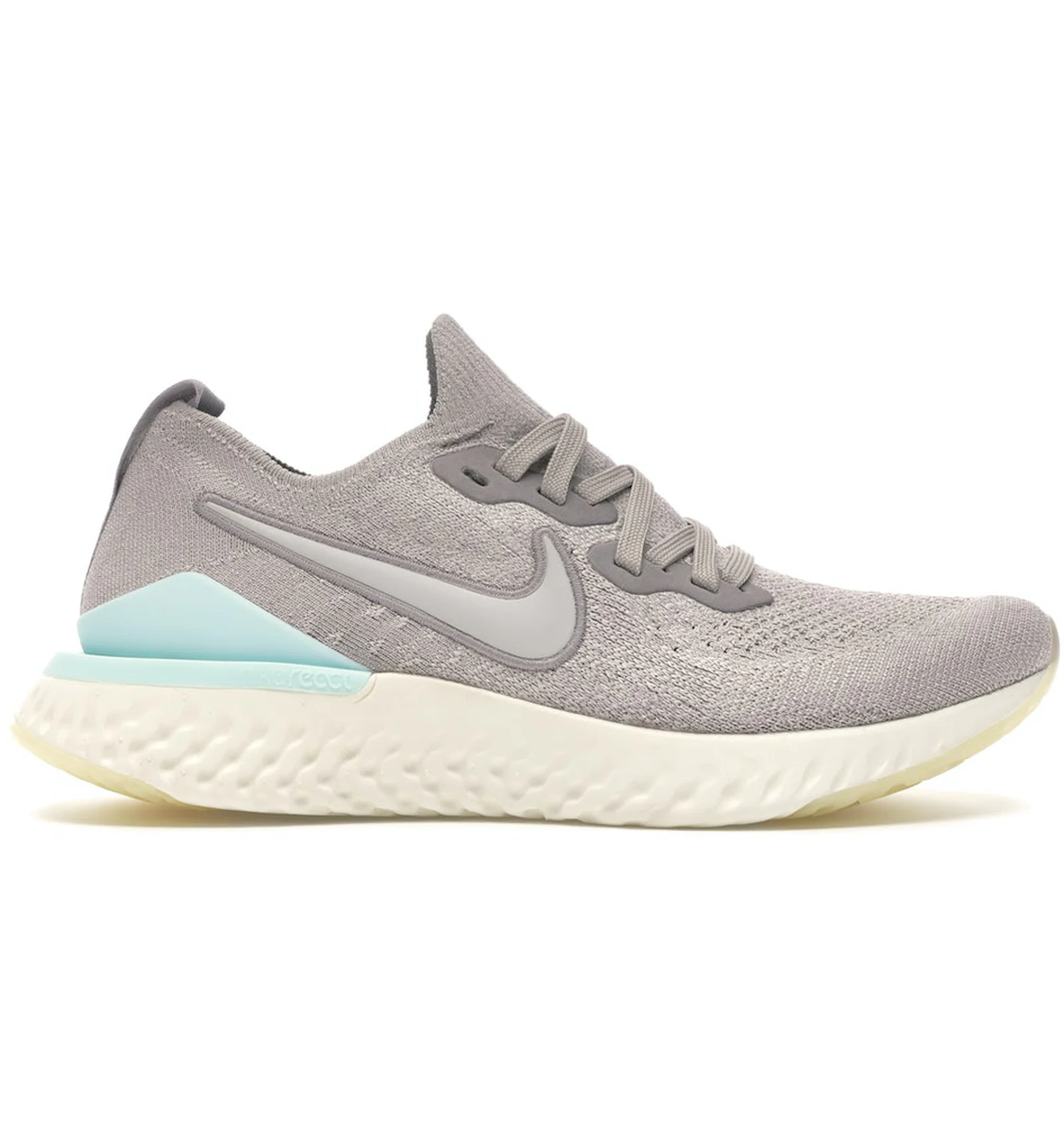 Nike Epic React Flyknit 2 Moon Particle Teal Tint Women s