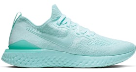 Nike Epic React Flyknit 2 Light Silver Lime Blast Women s