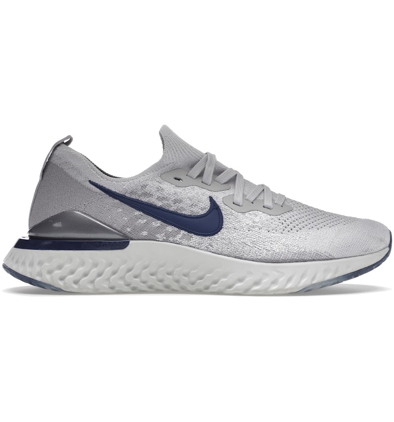 Nike Epic React Flyknit Vast Grey Coastal Blue Men's BQ8928