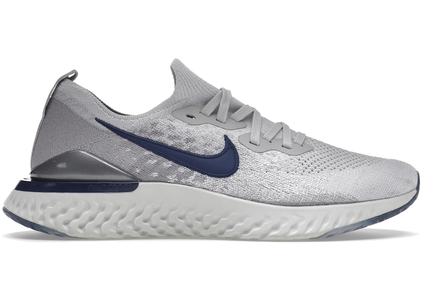 Nike Epic React Flyknit Vast Grey Coastal Blue Men's BQ8928