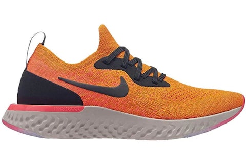 Nike Epic React Flyknit Black Orange (GS) 943311-800 US
