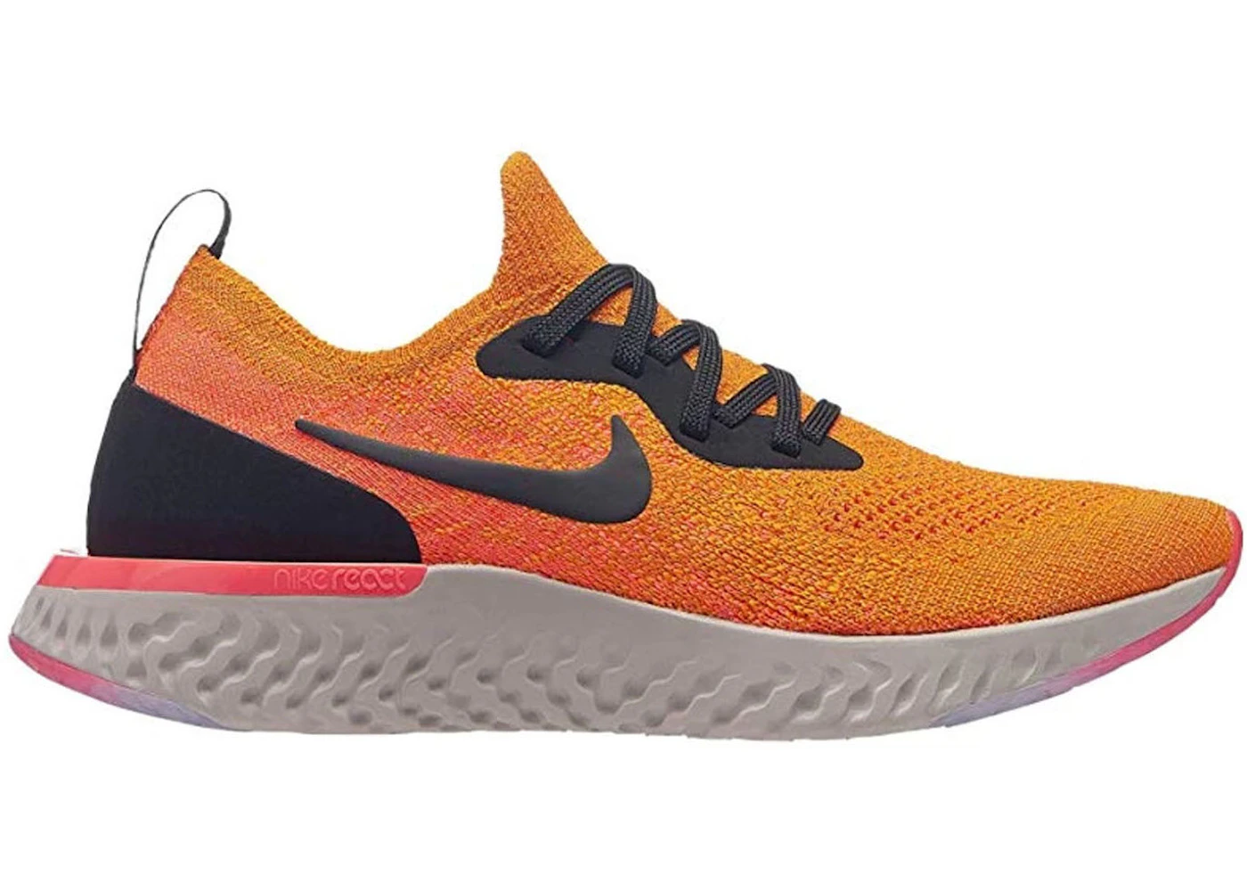 Orange nike epic react flyknit Clearance