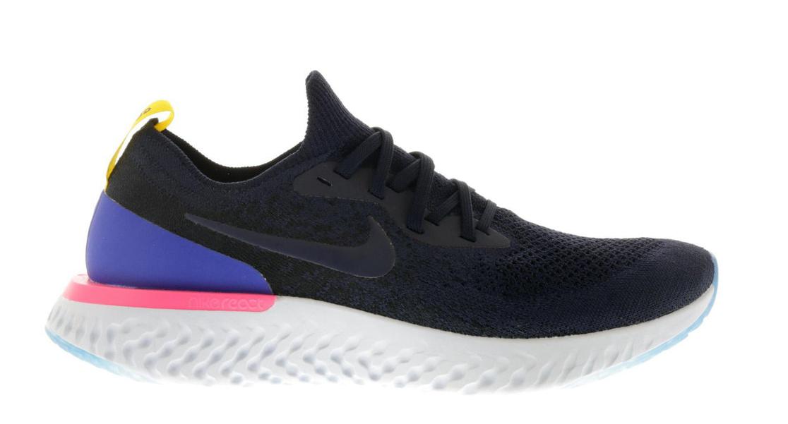 nike epic react flyknit blue running shoes price