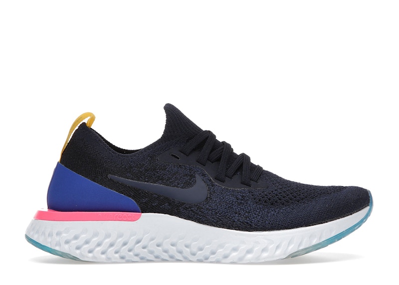 Nike epic react flyknit sales kids navy