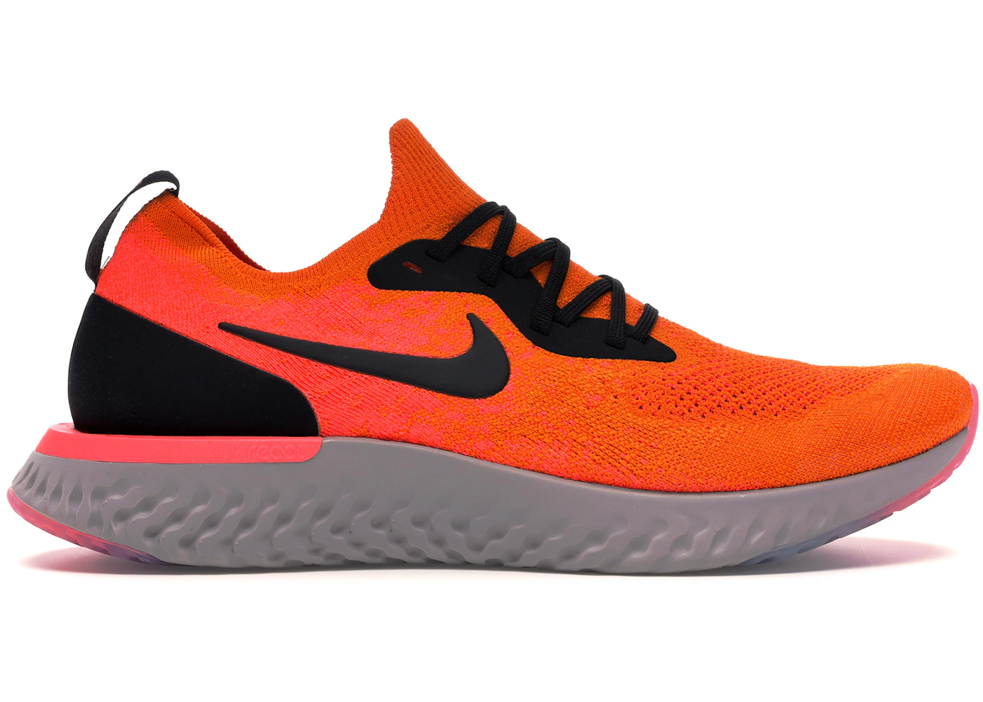 Nike epic react flyknit mens brown Clearance