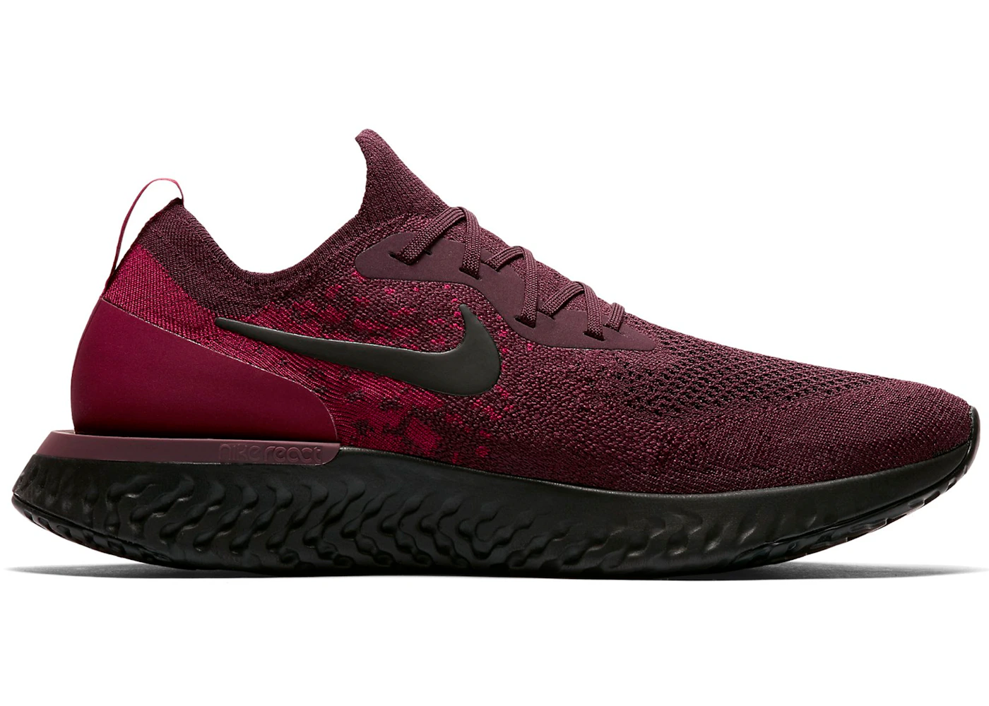 Nike Epic React Flyknit Deep Burgundy Men s AT0054 600 GB
