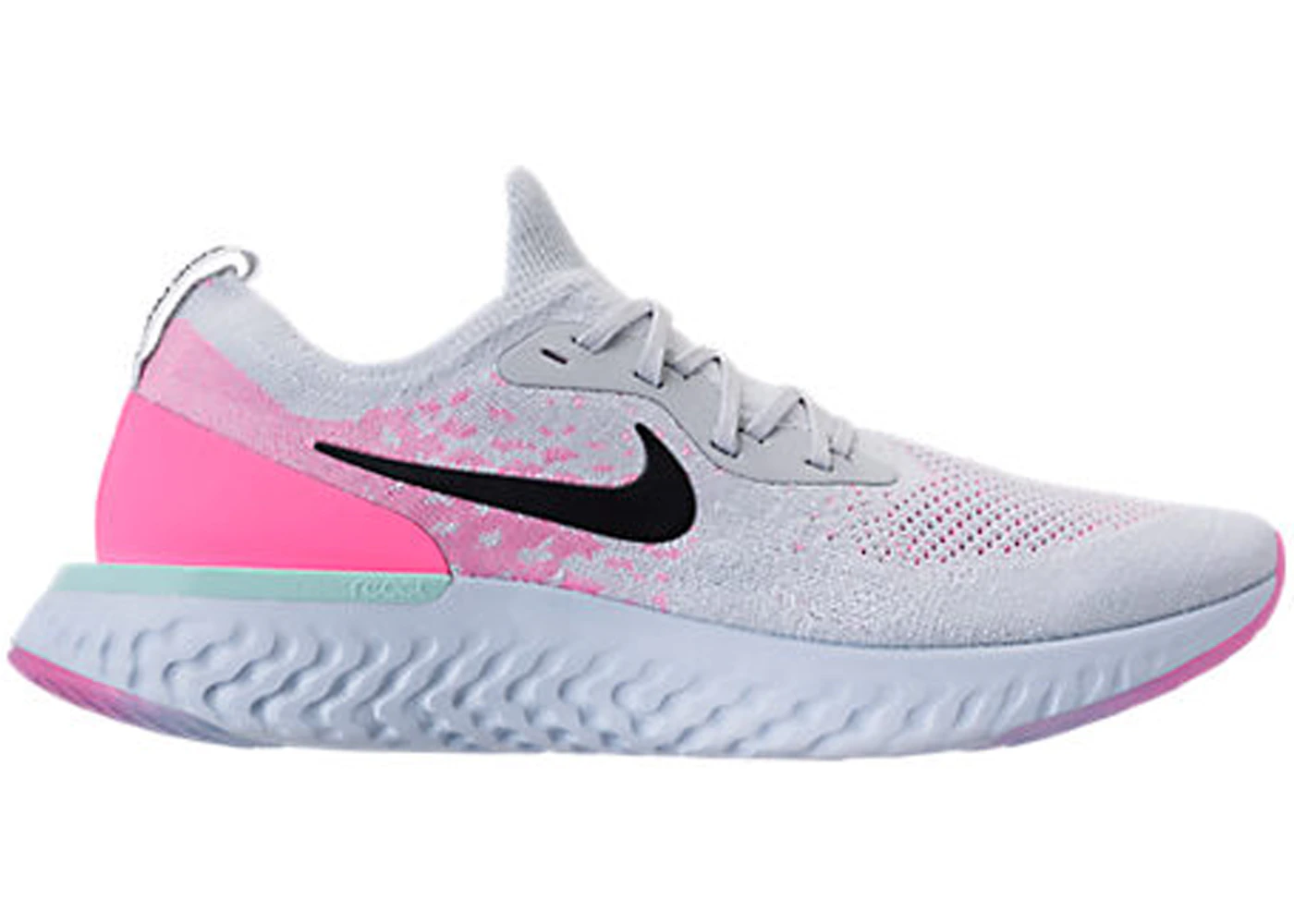 Women's epic react flyknit running shoes - pure platinum deals