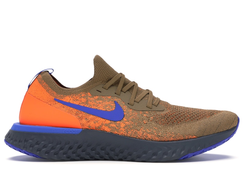 Nike epic react online flyknit azul