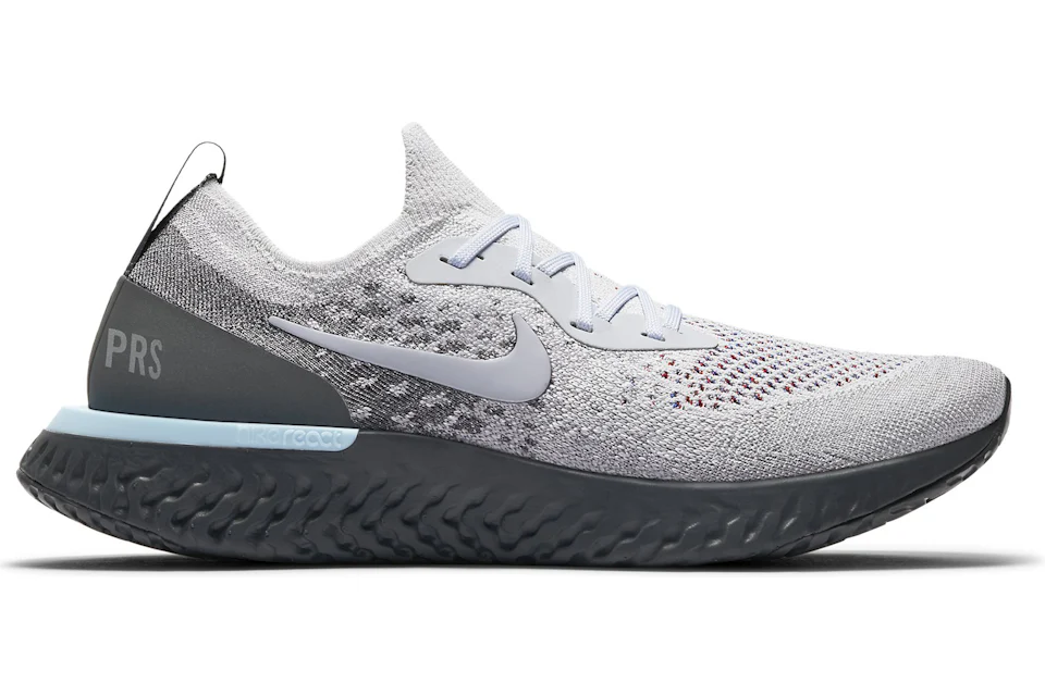Epic react flyknit top 2 black/flash crimson/dark grey