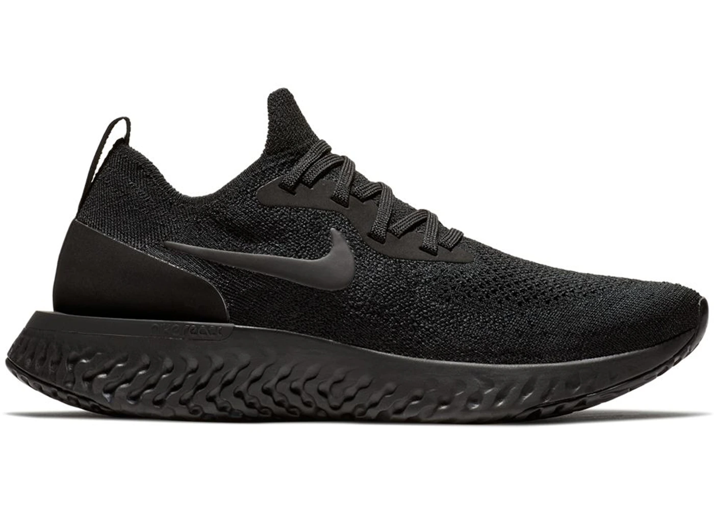Nike flyknit racer triple black uk best sale