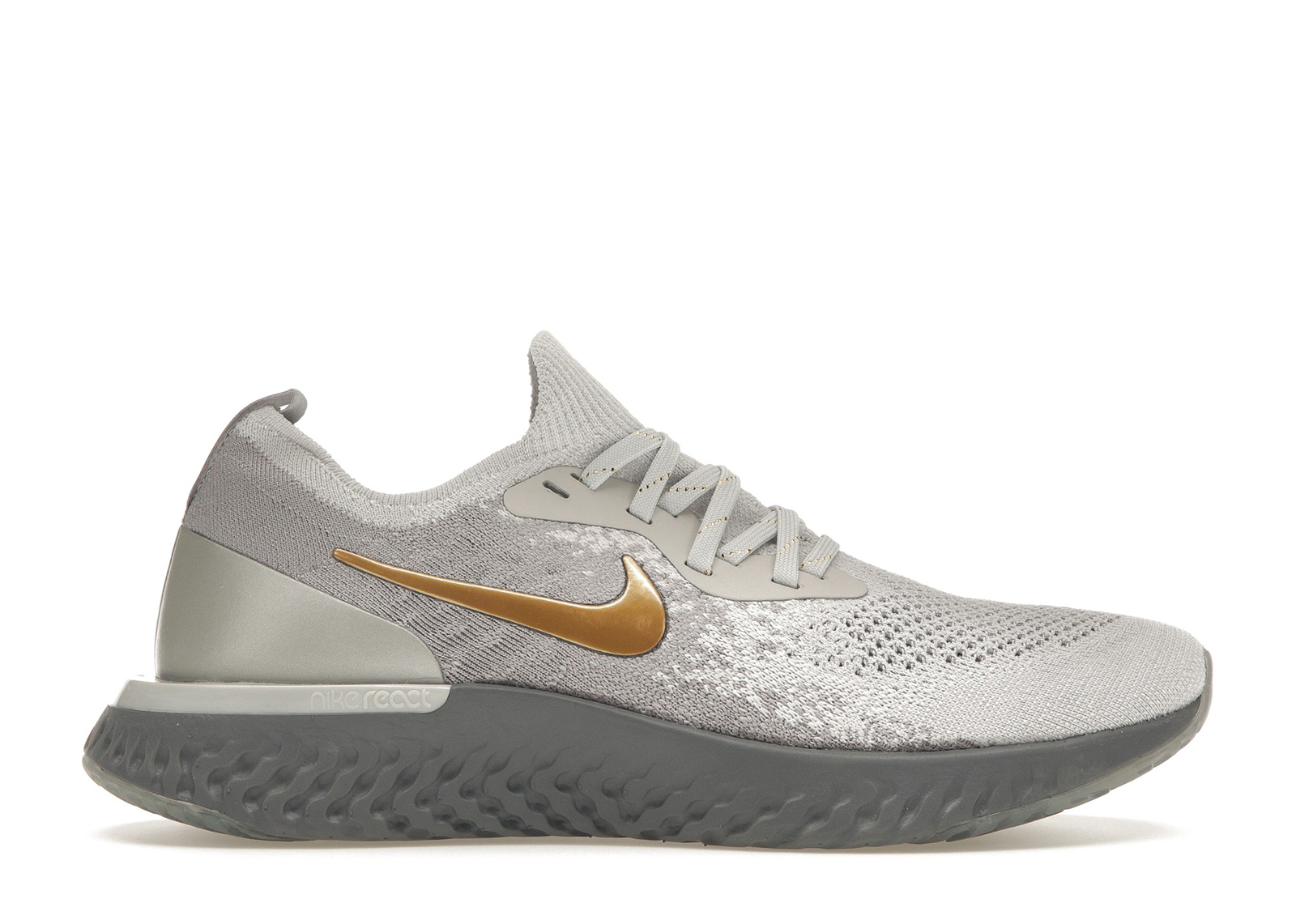 Nike epic react flyknit golden hot sale state warriors