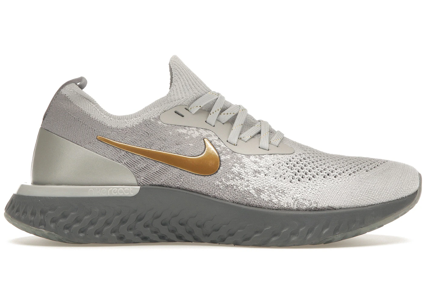 Nike epic react white gold Clearance