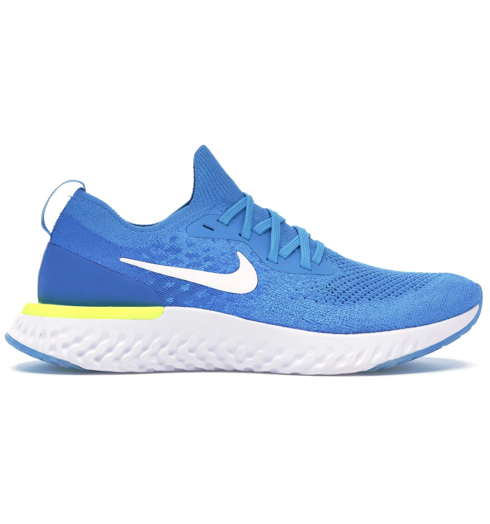 Nike Epic React Flyknit Volt Glow Men s AQ0067 401 US