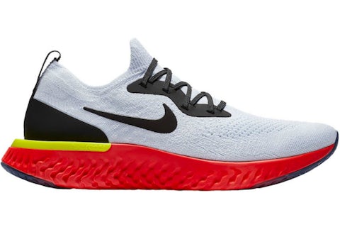 Nike epic react flyknit white racer blue pink blast men's online