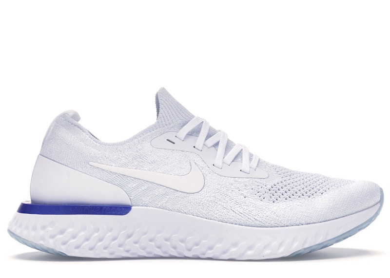 Nike epic react flyknit best sale golden beige racer blue