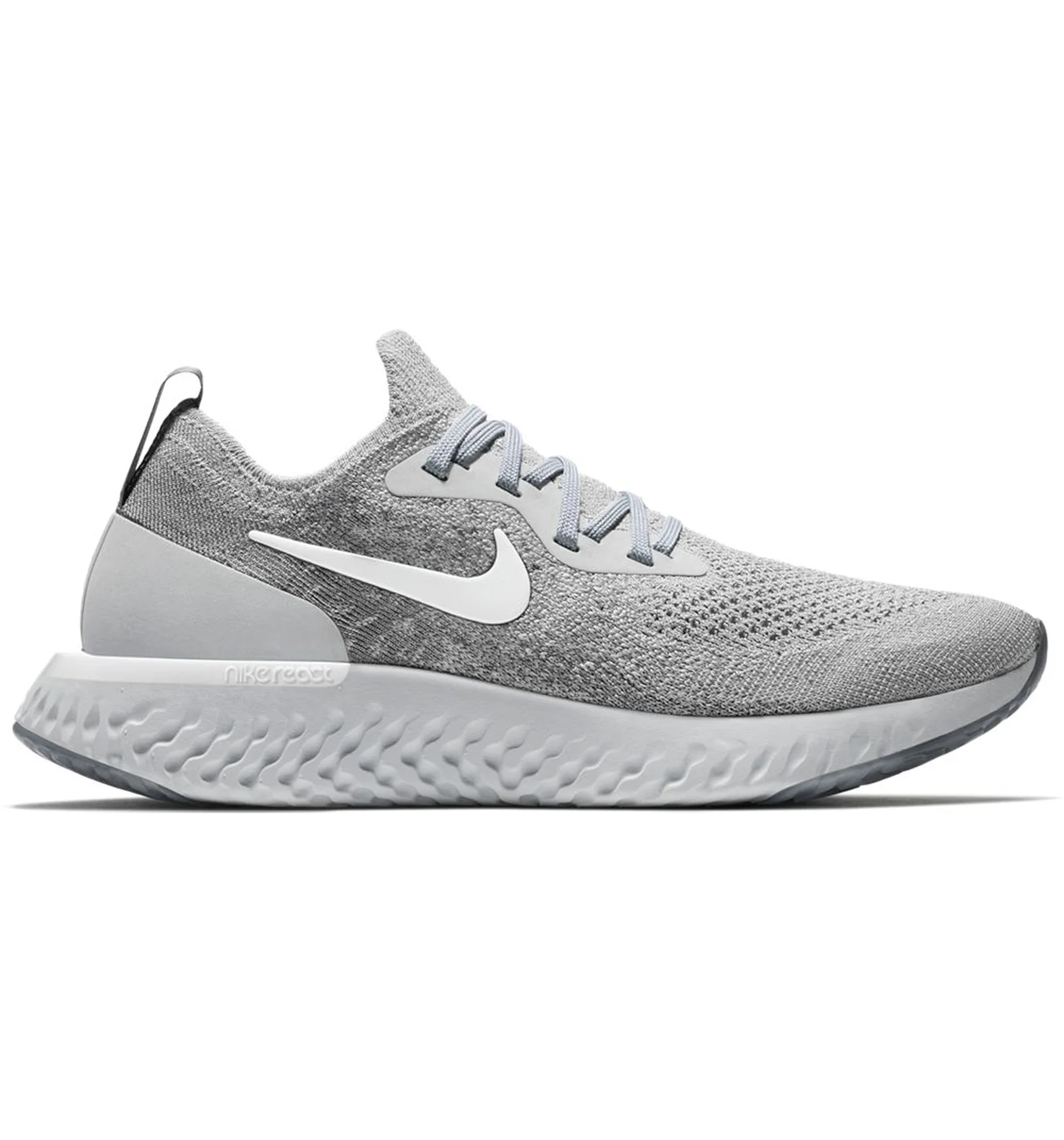 Grey nike epic react flyknit hotsell