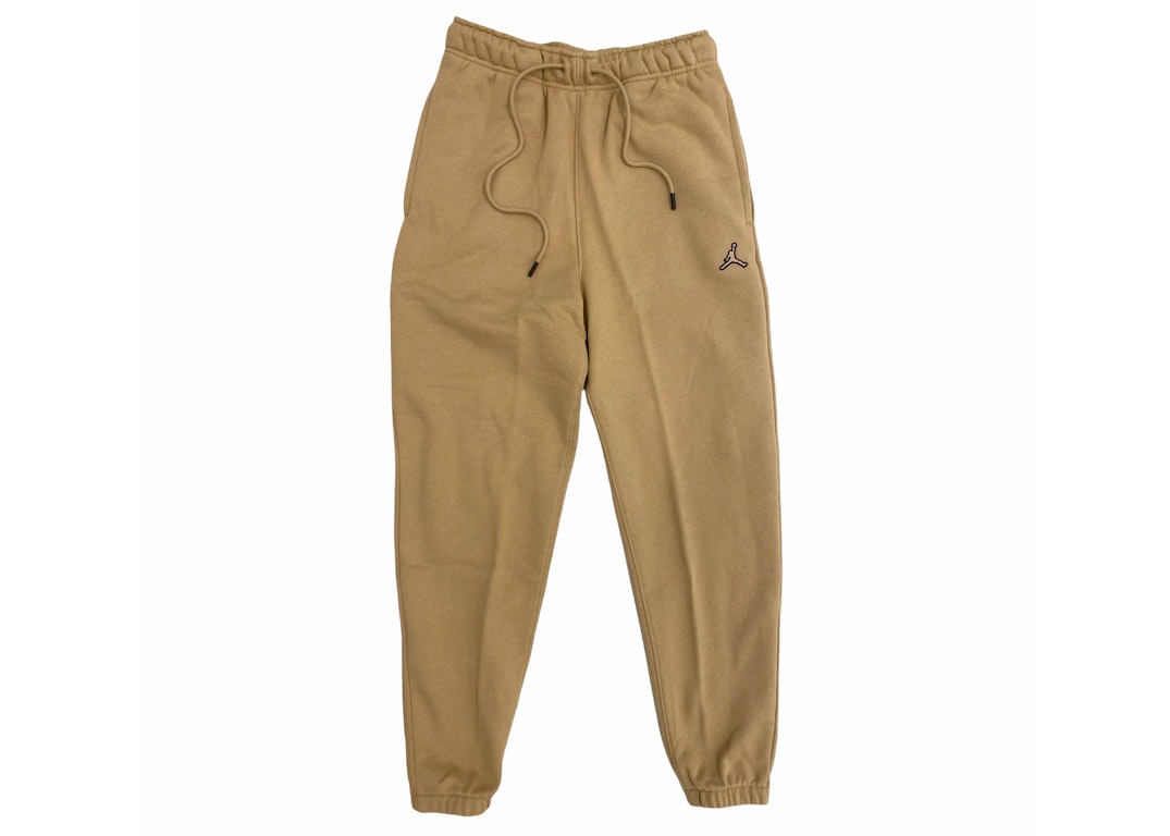 Pre-owned Nike Essentials Fleece Pants Hemp Brown
