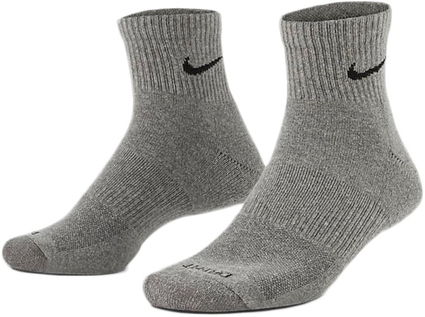Baron Soedan Intrekking Nike Everyday Plus Cushioned Ankle Socks (6 Pairs) Grey Men's - US