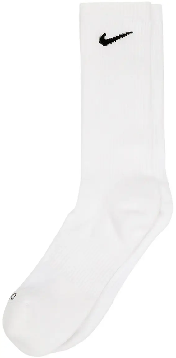 Nike Everyday Plus Cushioned Crew Socks (6 Pairs) White Men's - US