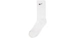 Chaussettes de sport renforcées Nike Everyday Plus (lot de 6 paires) blanc