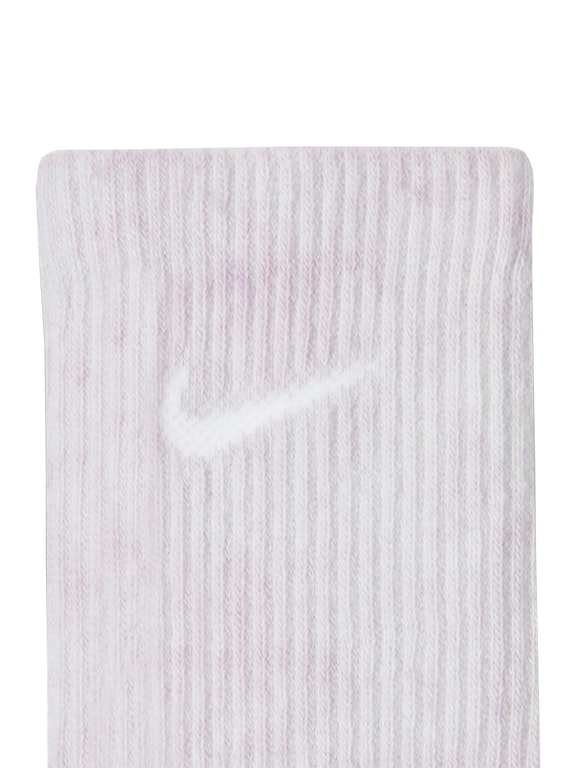 Pre-owned Nike Everyday Plus Cushioned Crew Socks Doll/iris Whisper/white