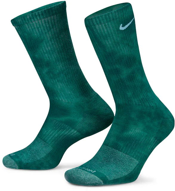 Nike Everyday Plus Cushioned Crew Socks Mystic Green/Dusty Sage/White -  SS22 - US