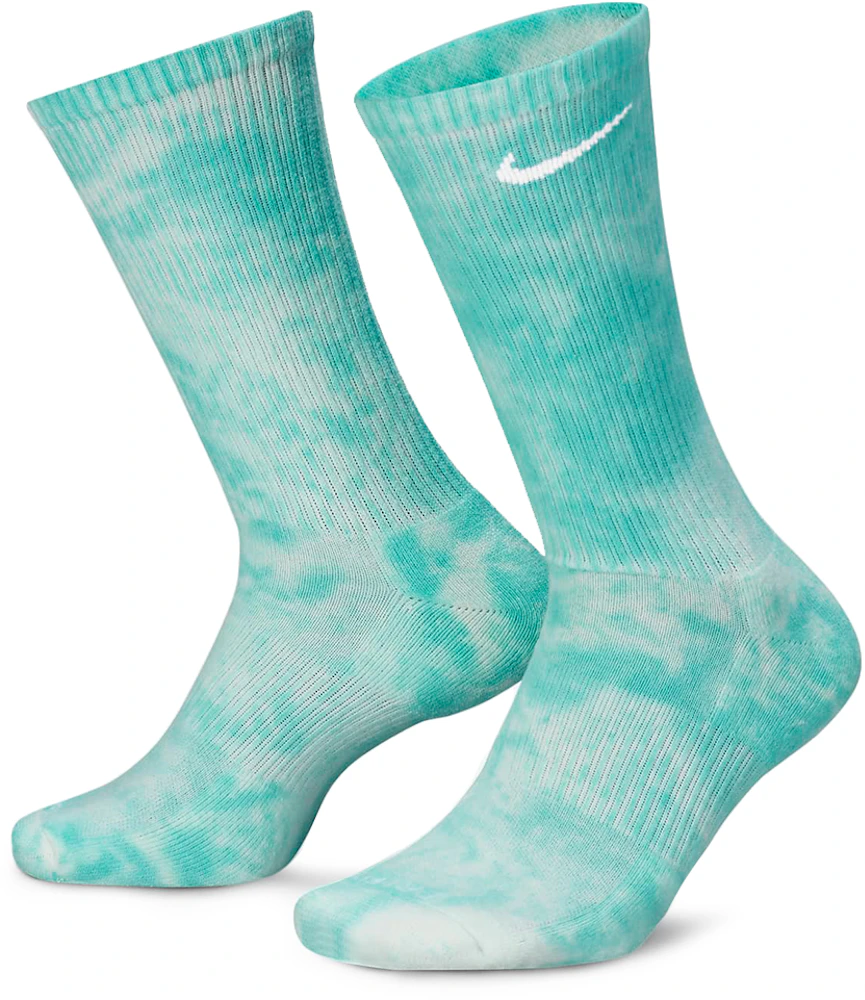 Nike Everyday Plus Cushioned Crew Socks Washed Teal/Barely Green/White ...
