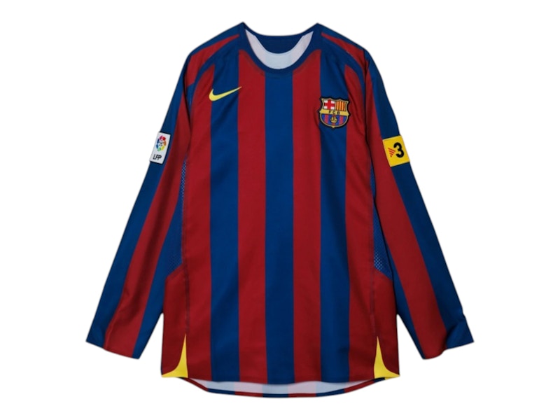 Nike FC Barcelona 2005 Reissue Replica L/S Jersey Gym Blue/Desert Maroon/Tour Yellow