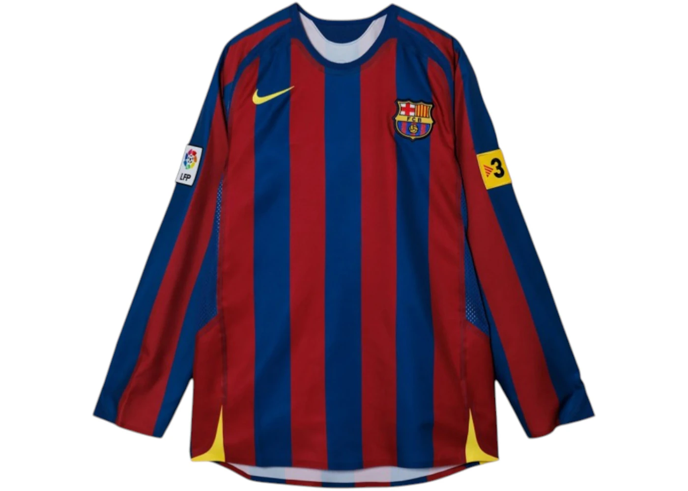 Nike FC Barcelona 2005 Reissue Replica L/S Jersey Gym Blue/Desert Maroon/Tour Yellow