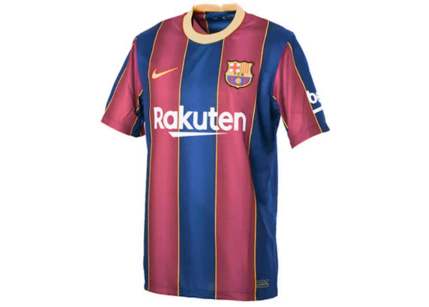 Nike FC Barcelona 2020/21 Stadium Home Soccer Jersey (Asia Sizing) Deep Royal Blue Varsity Maize