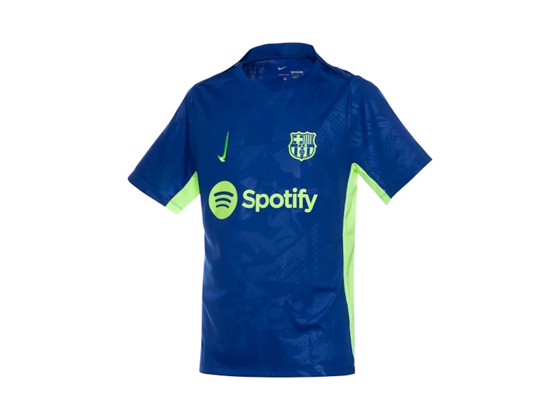 Nike FC Barcelona シャツ　ネイビー/ライム Nike F.C. Barcelona Academy Pro Third Jersey Old Royal/Lime Blast