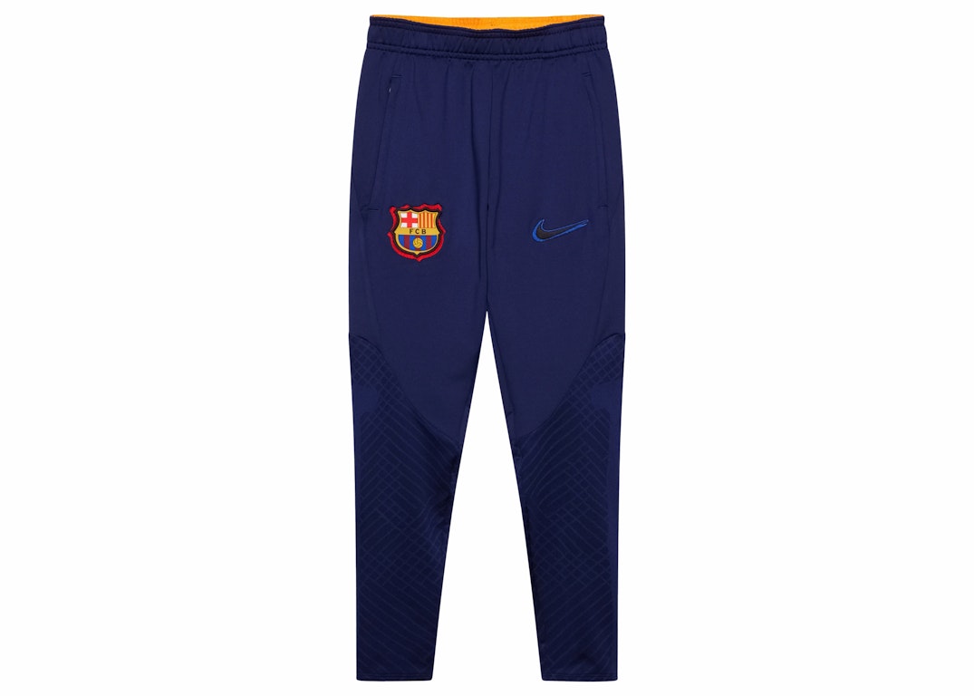 Pre-owned Nike Fc Barcelona Strike Elite Dri-fit Adv Pants Navy Blue