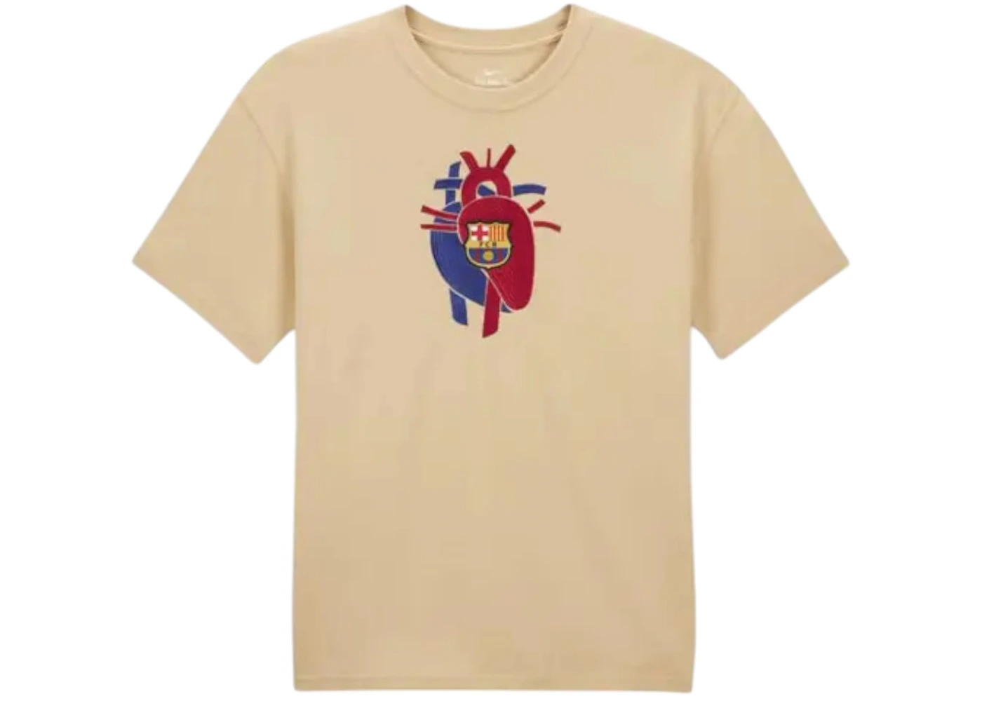 Nike FC Barcelona x Patta Max90 T-shirt Beige Men's FW24 US